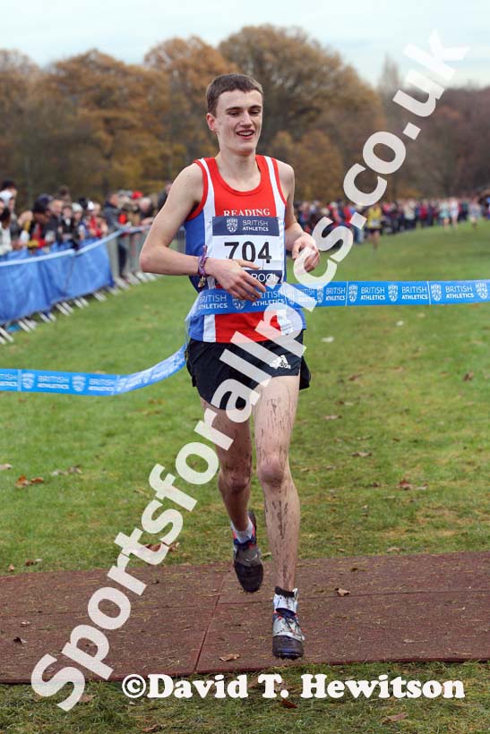 Jonathan Davies wins the junior mens Liverpool Cross Challenge. David T. Hewitson/Sports for All Pics